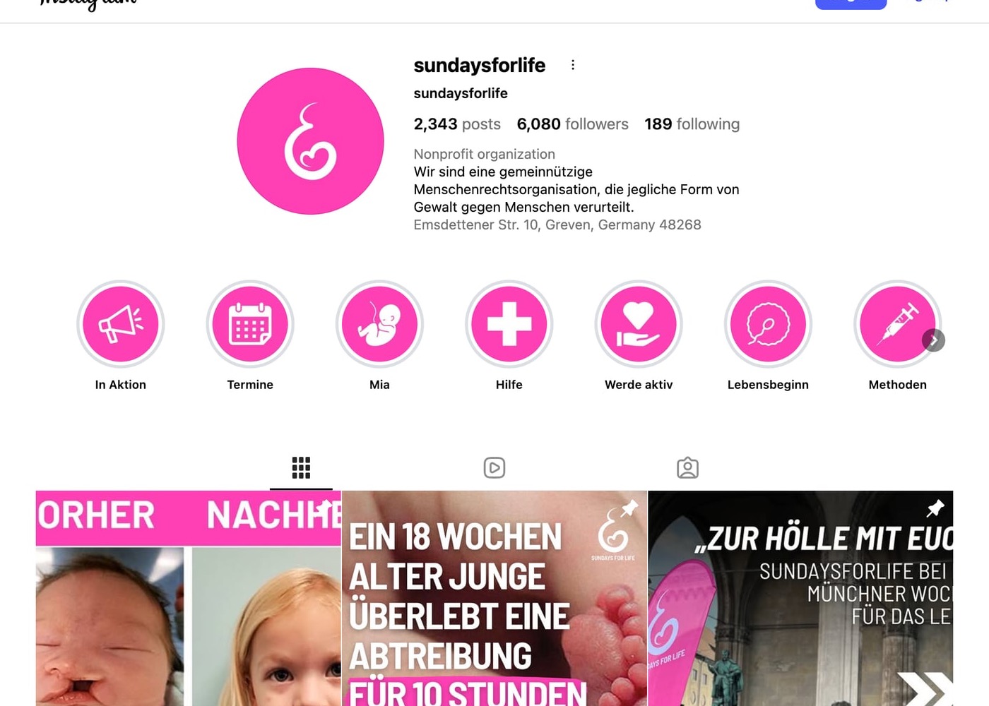 sundaysforlife Instagram