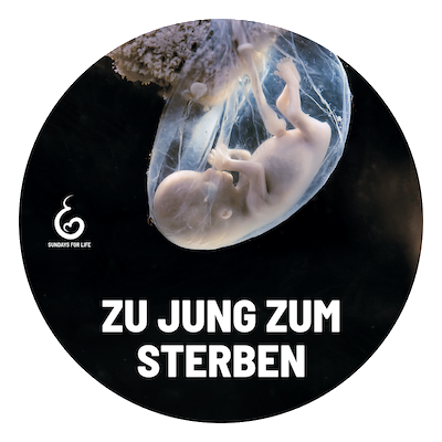 Vorschau des Aufklebers „Zu jung zum Sterben?“