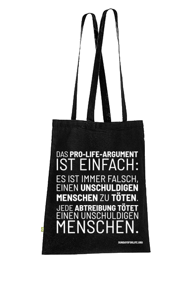 Vorschau der Tasche „Das pro-life-Argument“