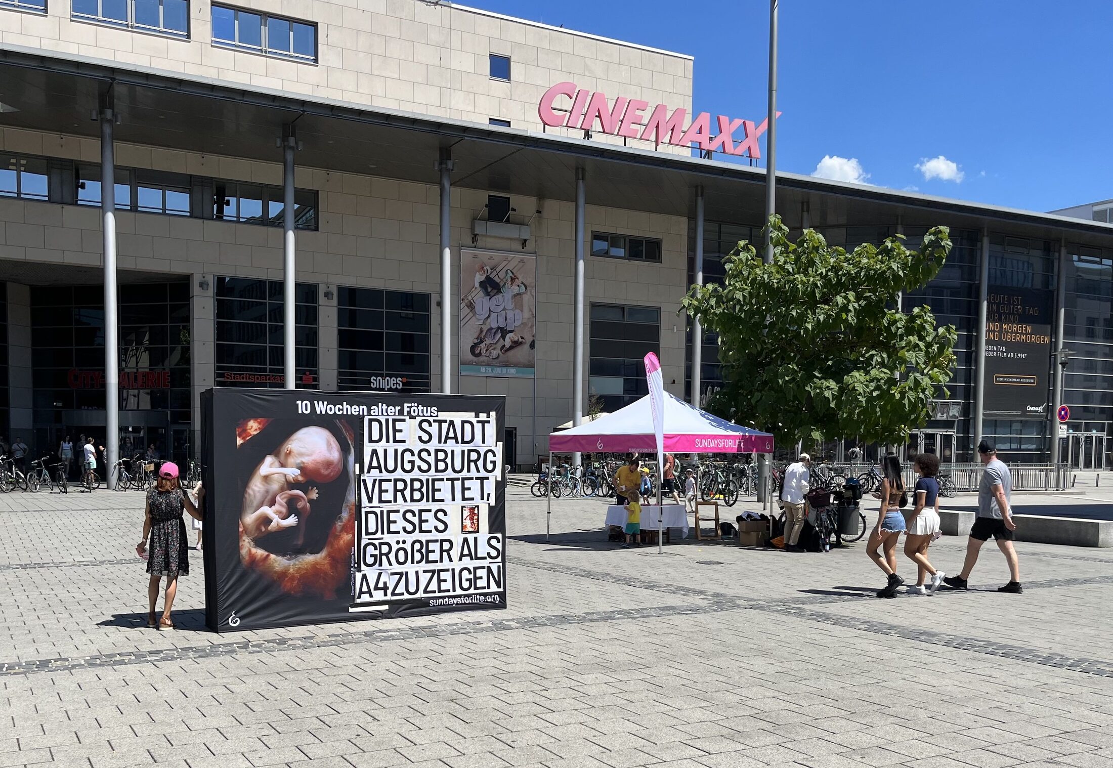 Auflage gegen sundaysforlife-Versammlung in Augsburg